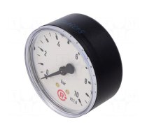 Manometer | 0÷10bar | 63mm | non-aggressive liquids,inert gases