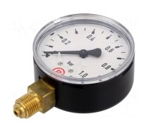 Manometer | 0÷1bar | 63mm | non-aggressive liquids,inert gases