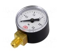 Manometer | 0÷2.5bar | 40mm | non-aggressive liquids,inert gases