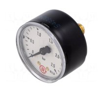 Manometer | 0÷2.5bar | 50mm | non-aggressive liquids,inert gases