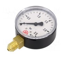 Manometer | 0÷2.5bar | 63mm | non-aggressive liquids,inert gases