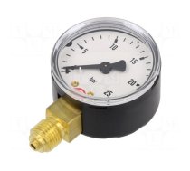 Manometer | 0÷25bar | 50mm | non-aggressive liquids,inert gases