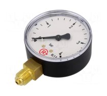 Manometer | 0÷4bar | 63mm | non-aggressive liquids,inert gases