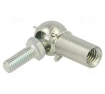 Mounting element for gas spring | Mat: zinc plated steel | 8mm