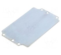 Mounting plate | steel | Plating: zinc