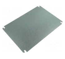 Mounting plate | steel | W: 238mm | L: 338mm | Thk: 1.5mm | Plating: zinc