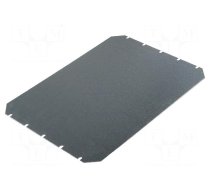 Mounting plate | steel | W: 400mm | L: 300mm | Thk: 1.5mm | Plating: zinc
