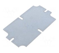 Mounting plate | steel | W: 64.1mm | L: 114.1mm | Thk: 1.5mm | ZP1257537
