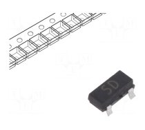 Diode: rectifying | SMD | 100V | 200mA | 4ns | SOT23 | Ufmax: 1V | 225mW