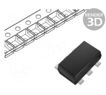 IC: PMIC | DC/DC converter | Uin: 2.3÷5.5VDC | Uout: 0.6÷3.6VDC | 1A