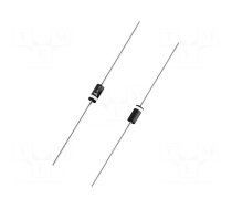 Diode: rectifying | THT | 600V | 3A | Ammo Pack | Ifsm: 100A | DO15 | Ir: 5uA