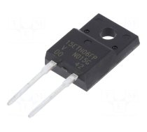 Diode: rectifying | THT | 600V | 15A | tube | Ifsm: 180A | TO220FP | 75ns