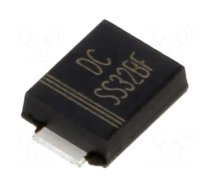 Diode: Schottky rectifying | SMB flat | SMD | 20V | 3A | reel,tape