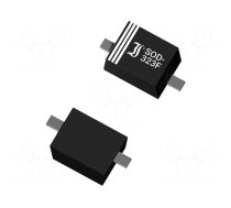 Diode: Zener | 0.3W | 36V | 8mA | SMD | reel,tape | SOD323F | single diode