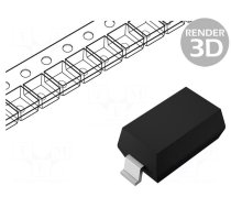 Diode: Zener | 0.37/0.5W | 36V | SMD | reel,tape | SOD123 | single diode