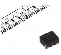 Diode: TVS array | 9.5V | 3A | 100W | unidirectional | SLP1210N6 | Ch: 2