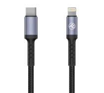 Tellur Data Cable Type-C To Lightning, 2A PD18W 1m Nylon Black