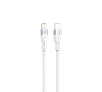 Tellur Silicone Type-C to Lightning cable PD30W 1m white
