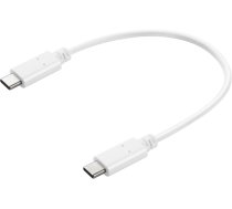 Sandberg 136-30 USB-C to USB-C Charge Cable 0.2m White