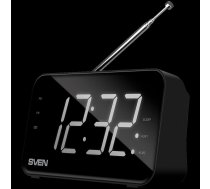 Speaker SVEN SRP-100, black (2W,FM,LED, built-in clock and alarm, battery)