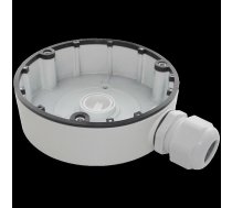 Hikvision Junction box, Φ126.7 mm × 35 mm, Aluminum, white