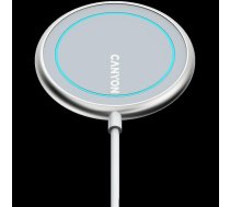 CANYON wireless charger WS-100 15W Magnetic Silver