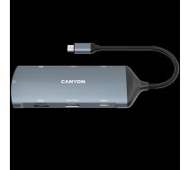 CANYON hub DS-15 8in1 4k USB-C Dark Grey