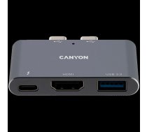 CANYON hub DS-1 3in1 Thunderbolt 3 Space Grey