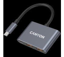 CANYON hub DS-3 3in1 USB-C Dark Grey