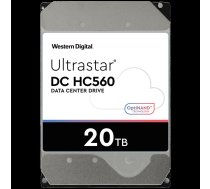 HDD Server WD/HGST ULTRASTAR DC HC560 (3.5’’, 20TB, 512MB, 7200 RPM, SATA 6Gb/s, 512E SE NP3), SKU: 0F38785