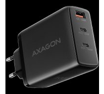 AXAGON ACU-DPQ100 GaN Wall charger, 3x port (USB + dual USB-C), PD3.0/QC4+/PPS/Apple, 100W, black