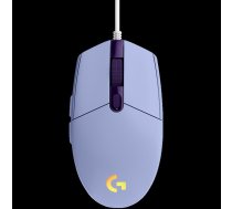 LOGITECH G102 LIGHTSYNC Corded Gaming Mouse - LILAC - USB - EER