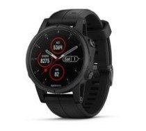 fenix 5S Plus,Sapphire,Black w/Black Band,GPS Watch,EMEA