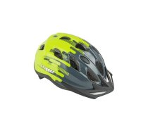 Author Trigger Inmold Helmet, Grey/yellow neon matt, 52-56 cm