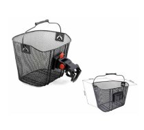 Author AO-QRB Handlebar basket with bracket, Black