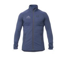 HeatX Heated Grid Fleece Mens Blue M