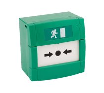 M3A-G000SF-K013-13, Evacuation door open button, Green, KAC