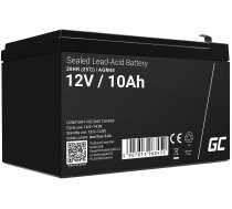 Green Cell AGM VRLA 12V 10Ah maintenance-free battery for UPS units