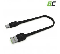 Green Cell Cable GCmatte USB-C Flat cable 25 cm with fast charging