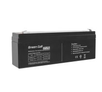 Green Cell AGM VRLA 12V 2.3Ah maintenance-free battery for the alarm system, cash register, toys