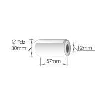 Kases lente 57x30mm, (11m) Termo