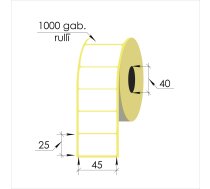 Uzlīmes 45x25/1/40-1000 TermoTop