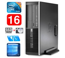 HP 8100 Elite SFF i5-650 16GB 240SSD+2TB DVD WIN10