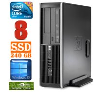 HP 8100 Elite SFF i5-650 8GB 240SSD GT1030 2GB DVD WIN10