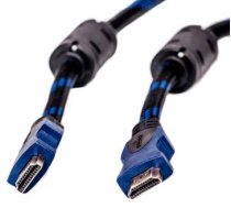Cable HDMI - HDMI, 15m, 1.4 ver., Nylon, gold plated
