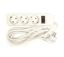 Extension cord 1.8m, 3 sockets, with switch