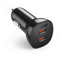 Charger CHOETECH 2xUSB-C: 12-24V, 40W, QC3.0 + PD