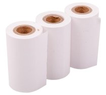 Thermal Paper for Thermal Label Printer, D30mm x 52mm, 3 rolls