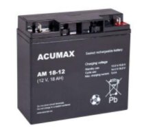 BATTERY 12V 18AH VRLA/AM18-12 ACUMAX EMU