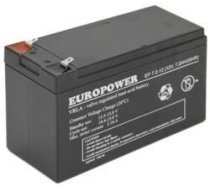 BATTERY 12V 7.2AH VRLA/EP7.2-12 T2 EUROPOWER EMU